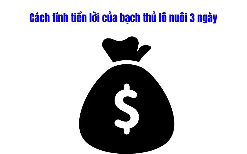Cách tính tiền lời của bạch thủ lô nuôi 3 ngày